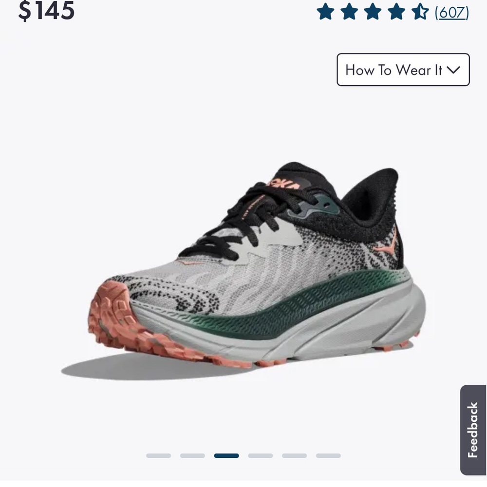 HOKA Challenger 7 size 8 regular - only worn a few times